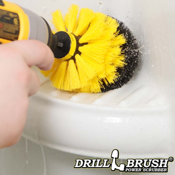 Drill Brush - The Original Drillbrush Power Scrubber - Bathroom Access